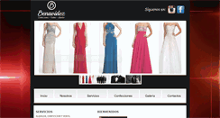 Desktop Screenshot of confeccionesbenavidez.com