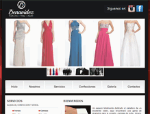 Tablet Screenshot of confeccionesbenavidez.com
